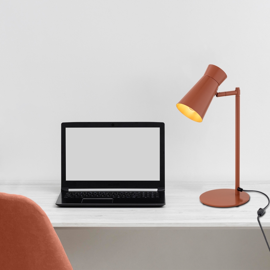 Argon 8873 - Stolna lampa LORD 1xE14/7W/230V terakotna