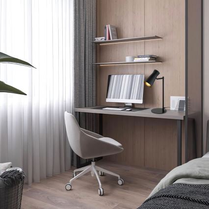 Argon 8875 - Stolna lampa LORD 1xE14/7W/230V crna