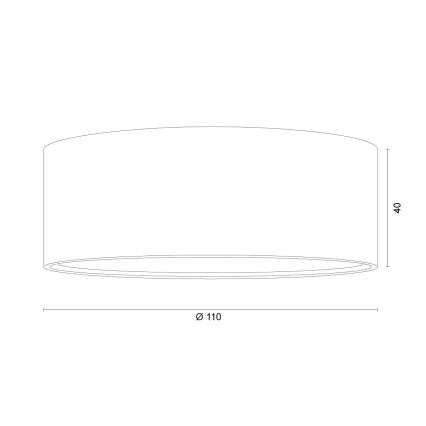 Argon 8903 - Stropna svjetiljka ELORA 1xGX53/7W/230V promjer 11 cm zlatna