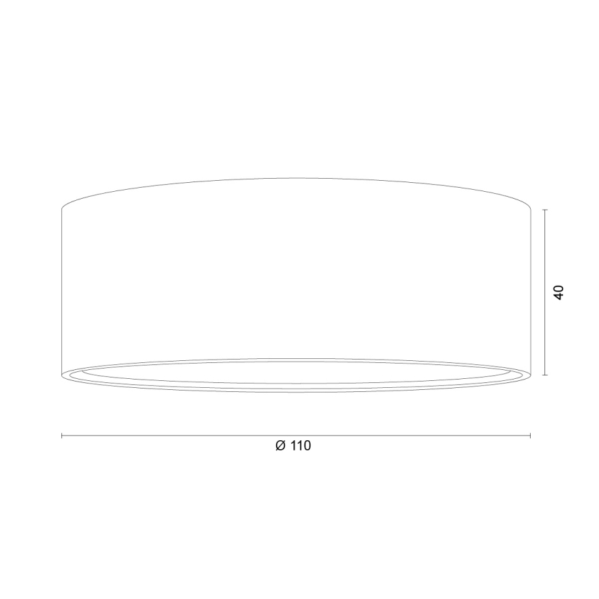 Argon 8904 - Stropna svjetiljka ELORA 1xGX53/7W/230V Ø 11 cm ljubičasta