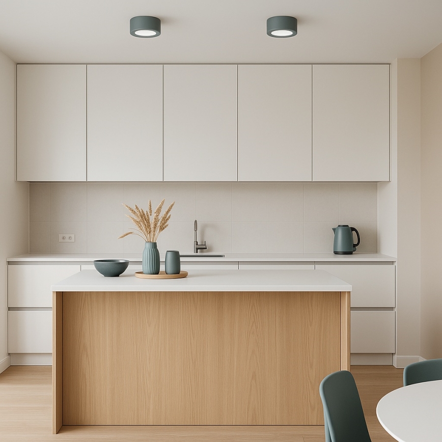 Argon 8917 - Stropna svjetiljka ELORA 1xGX53/7W/230V promjer 11 cm siva