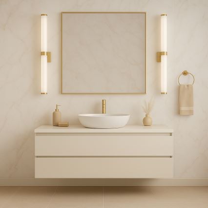 Argon 8926 - LED rasvjeta za kupaonsko ogledalo BATUMI LED/24W/230V 3000K IP44 zlatna