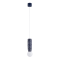 Argon 8937 - Luster na sajli BOLL 1xG9/6W/230V plavi