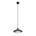 Argon 8948 - Viseći luster na kabelu BOLL 1xG9/6W/230V plavi