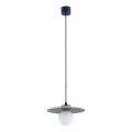 Argon 8950 - Luster na sajli BOLL 1xG9/6W/230V plava