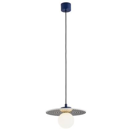 Argon 8950 - Luster na sajli BOLL 1xG9/6W/230V plava