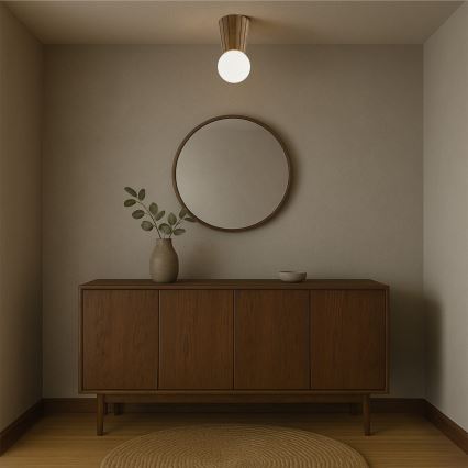 Argon 8974 - Kupaonsko stropno svjetlo VOLANTE 1xG9/6W/230V IP44 Ø 12 cm smeđe