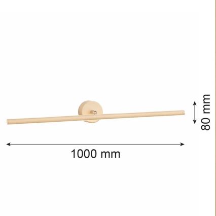 Argon 8996 - LED svjetlo za slike MIRI LED/18W/230V 3000K 100 cm bež