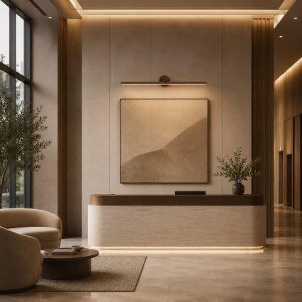Argon 8997 - LED svjetiljka za slike MIRI LED/18W/230V 3000K 100 cm smeđa
