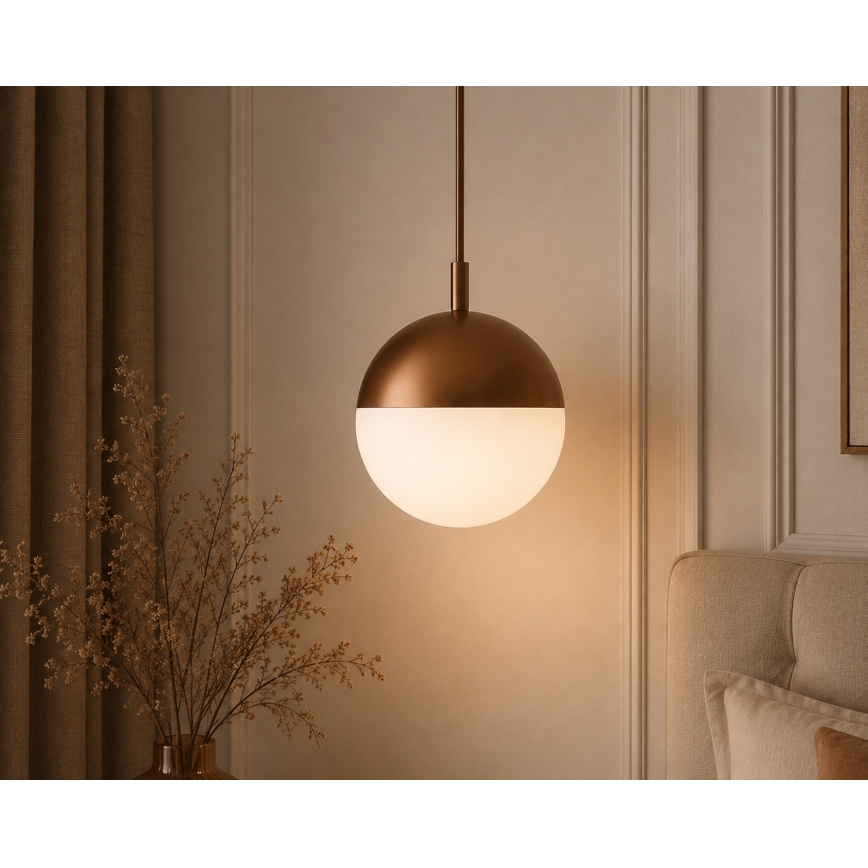 Argon 8998 - Vanjski luster na kabelu LIV 1xE27/15W/230V IP44 smeđa