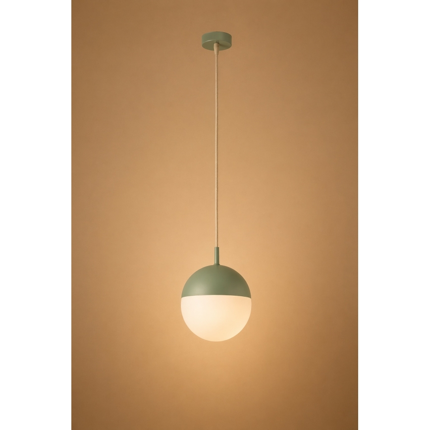 Argon 8999 - Vanjski luster na kabelu LIV 1xE27/15W/230V IP44, zelene boje