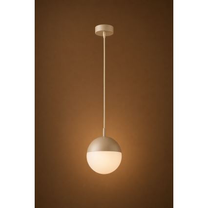 Argon 9001 - Vanjski luster na sajli LIV 1xE27/15W/230V IP44 bež