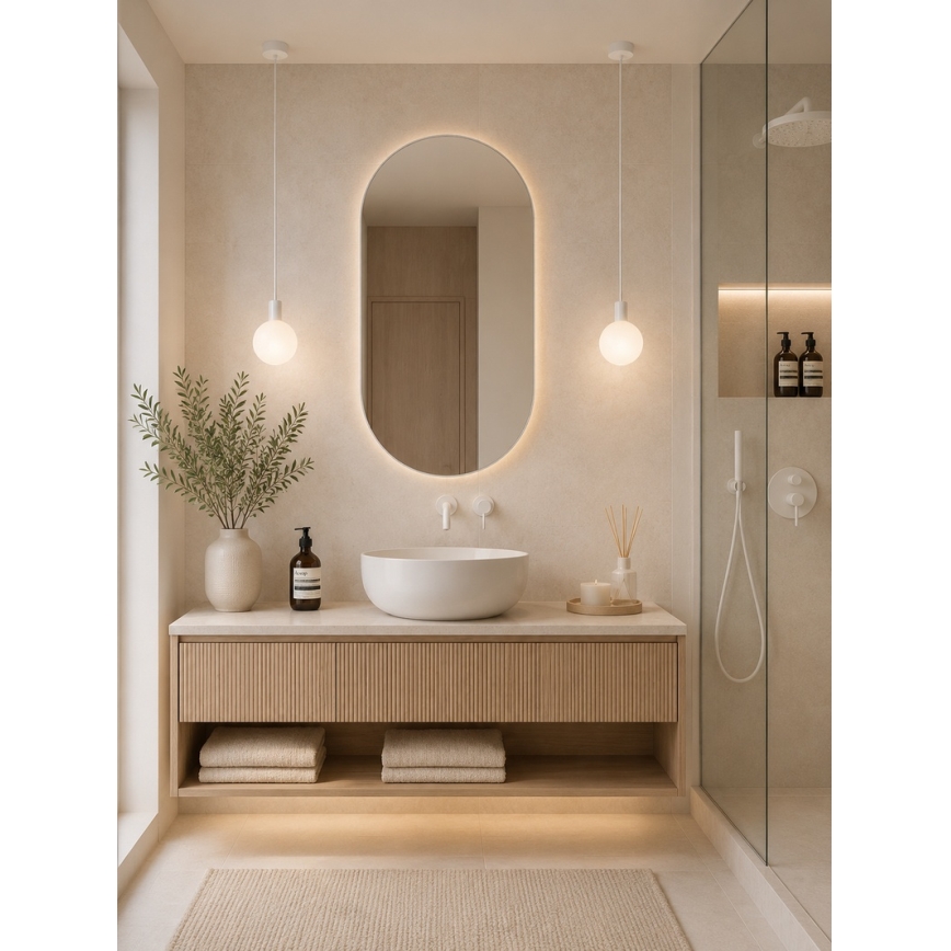 Argon 9004 - Vanjsko viseće svjetlo na kabelu ORE 1xG9/6W/230V IP44 bijelo