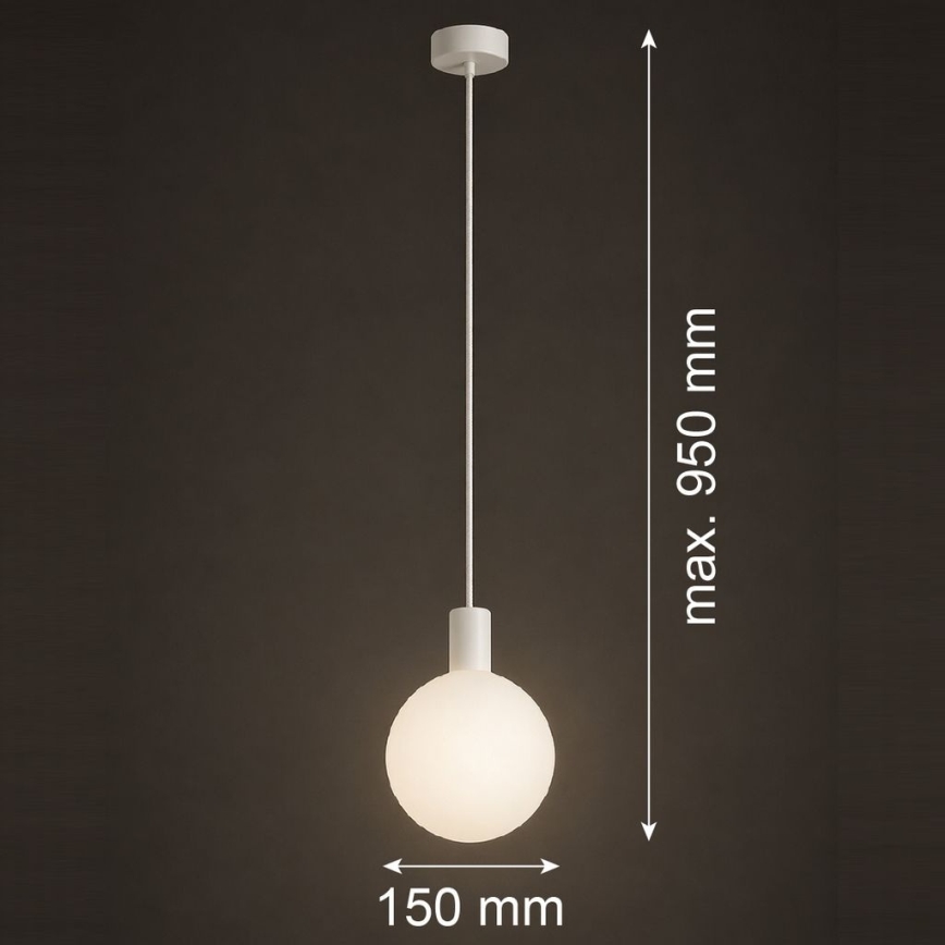 Argon 9004 - Vanjsko viseće svjetlo na kabelu ORE 1xG9/6W/230V IP44 bijelo