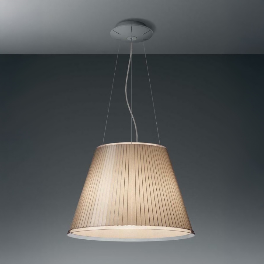 Artemide 1124020A - Luster na sajli CHOOSE MEGA 3xE27/12W/230V pr. 55 cm bež