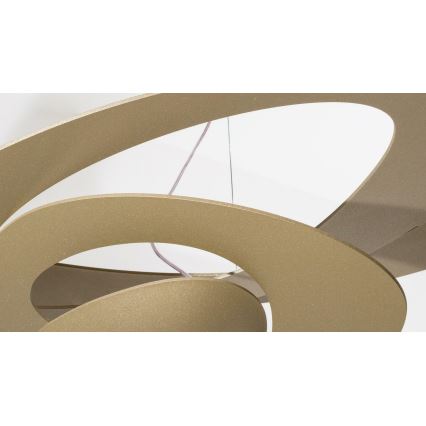 Artemide 1254120A - LED prigušivački luster na užetu PIRCE LED/44W/230V 3000K zlatna