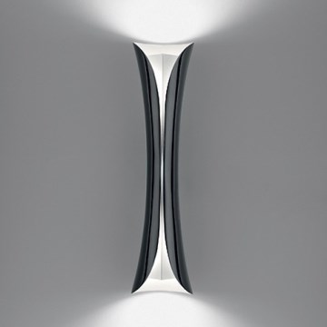 Artemide 1373010A - Zidna svjetiljka CADMO 2xGU10/10W/230V crna