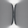 Artemide 1373010A - Zidna svjetiljka CADMO 2xGU10/10W/230V crna