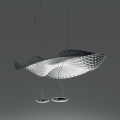 Artemide 1513010A - Luster na užetu COSMIC ANGEL 2xR7s/11W/230V sjajni krom