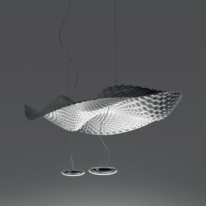 Artemide 1513010A - Luster na užetu COSMIC ANGEL 2xR7s/11W/230V sjajni krom