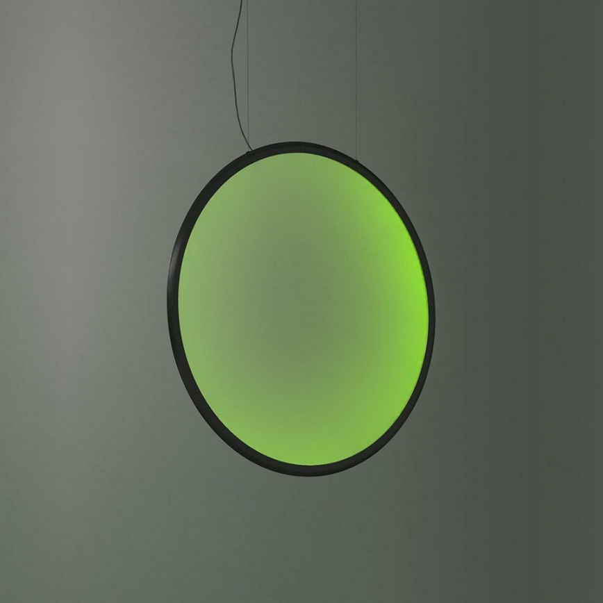 Artemide 1992330APP - LED RGBW Prigušivi luster na sajli DISCOVERY LED/42W/230V 2700-6500K crna