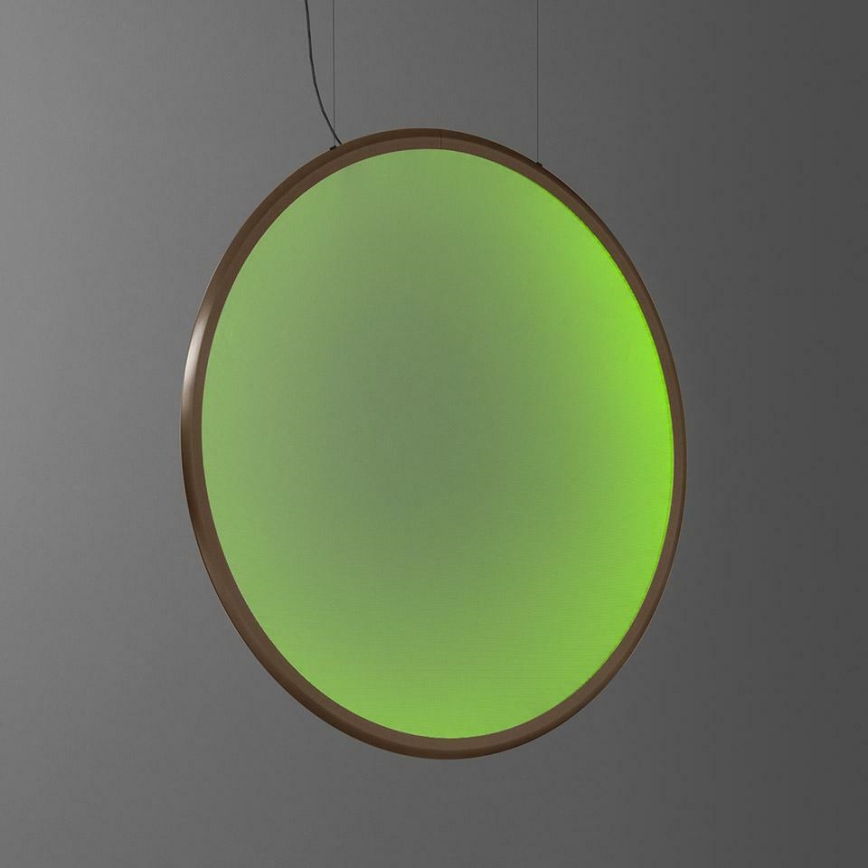 Artemide 1994360APP - LED RGBW Prigušivi luster na sajli DISCOVERY LED/79W/230V 2700-6500K brončana