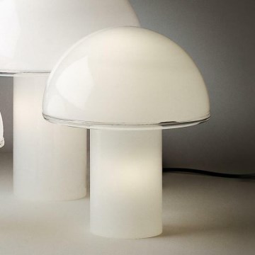 Artemide A006300 - Stolna lampa ONFALE 1xE14/5W/230V + 1xE27/13W bijela