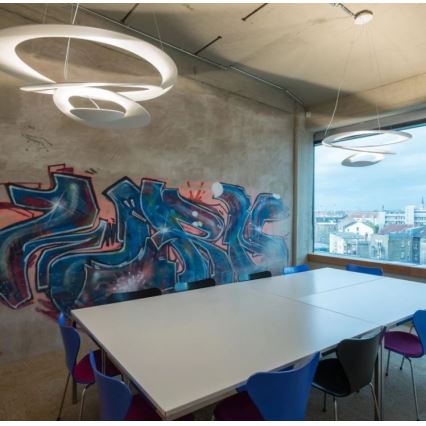 Artemide AR 1237010A - Luster na lancu za prigušivanje PIRCE MINI 1xR7s/330W/230V