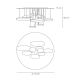 Artemide AR 1396110A - Stropna svjetiljka MERCURY 2xR7s/160W/230V