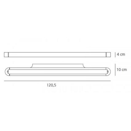 Artemide AR 1917010A - LED Zidna svjetiljka TALO 120 1xLED/51W/230V