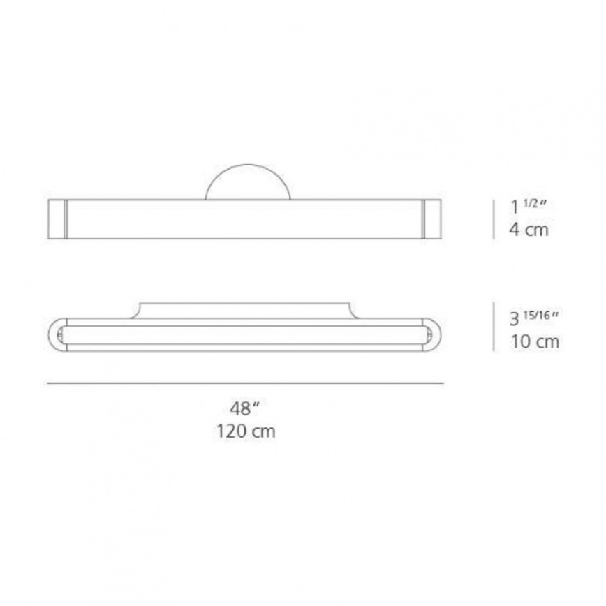 Artemide AR 1917020A - LED Zidna svjetiljka TALO 120 1xLED/51W/230V