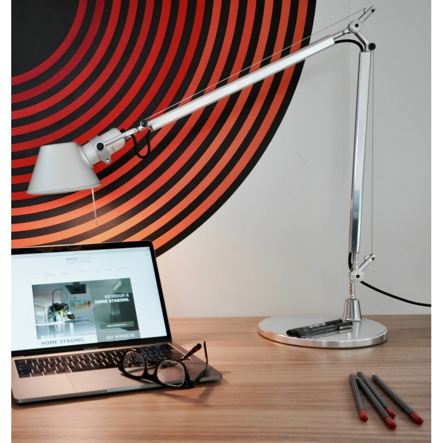 Artemide AT0093A+AT0093B - Stolna lampa TOLOMEO MINI 1xE27/70W/230V