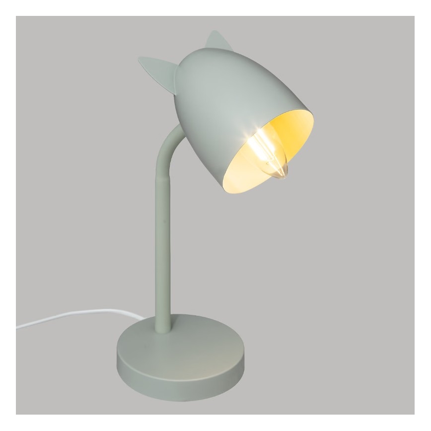 Atmosphera - Dječja stolna lampa OREILLES 1xE14/40W/230V mint zelena