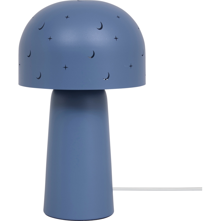Atmosphera - Dječja stolna lampa STARRY MUSHROOM 1xE14/25W/230V plava