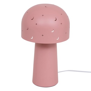 Atmosphera - Dječja stolna svjetiljka STARRY MUSHROOM 1xE14/25W/230V ružičasta