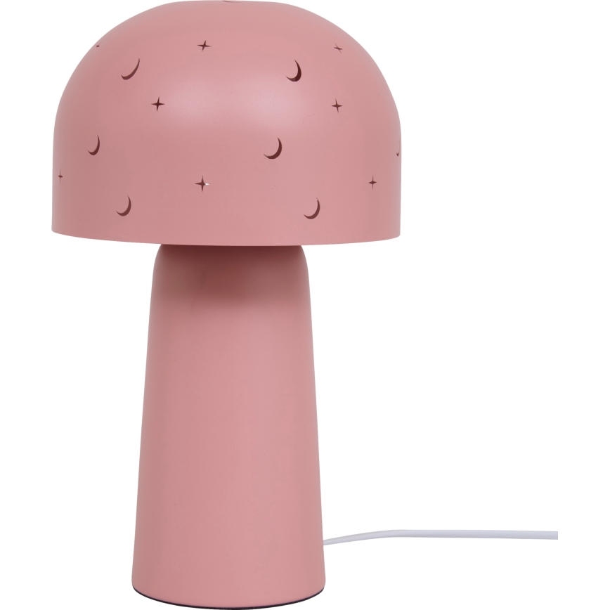 Atmosphera - Dječja stolna svjetiljka STARRY MUSHROOM 1xE14/25W/230V ružičasta