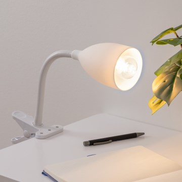 Atmosphera - Lampa s kvačicom SILY 1xE14/7W/230V bijela