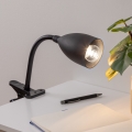 Atmosphera - Lampa s kvačicom SILY 1xE14/7W/230V crna