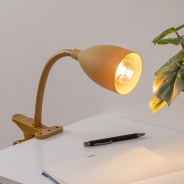 Atmosphera - Lampa s kvačicom SILY 1xE14/7W/230V zlatna