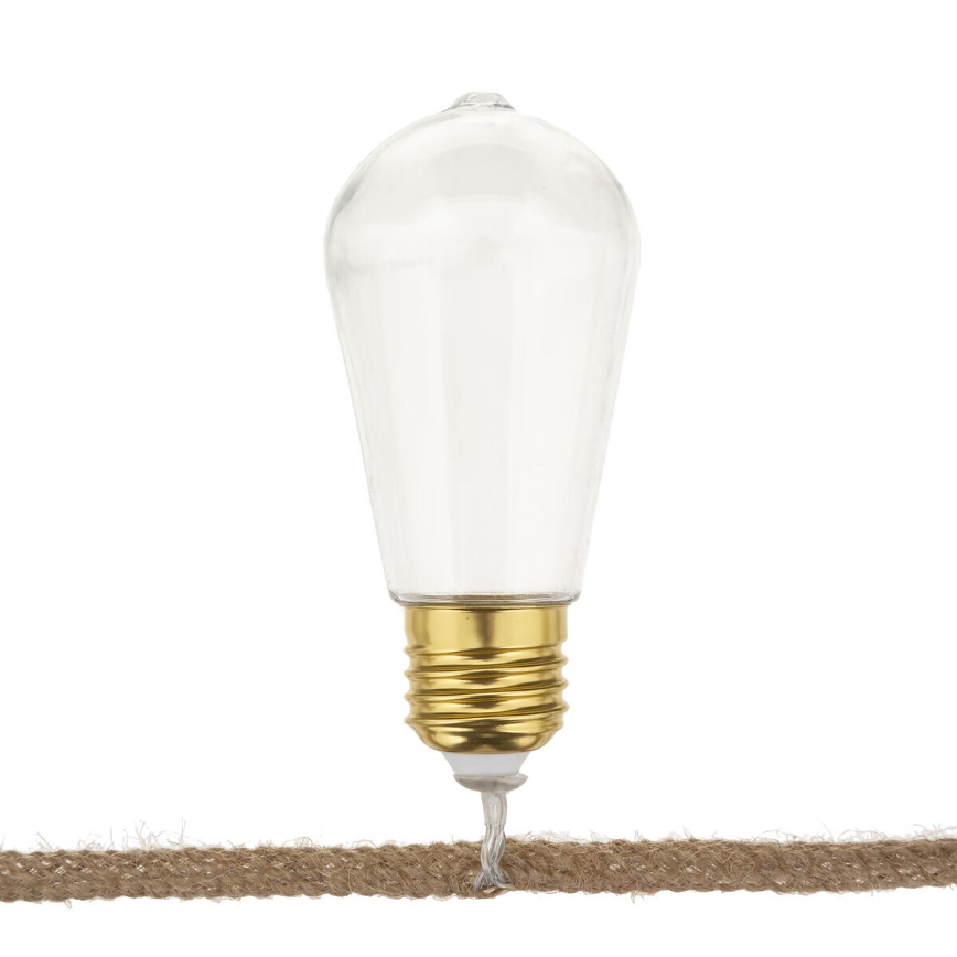 Atmosphera - LED Dekorativni lanac GIRLANDA 10xLED/2xAA 1,65m topla bijela