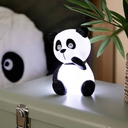 Atmosphera - LED dječje noćno svjetlo PANDA LED/3xLR44