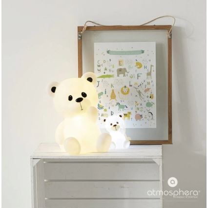 Atmosphera - LED dječje noćno svjetlo TEDDY LED/3xAA bijela
