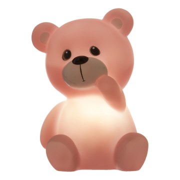 Atmosphera - LED dječje noćno svjetlo TEDDY LED/3xLR44 ružičasta