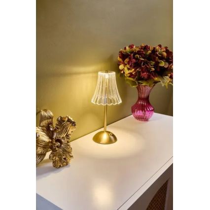 Atmosphera - LED prigušiva stolna lampa s dodirnim upravljanjem, punjiva ANETH LED/3,7V 1800 mAh