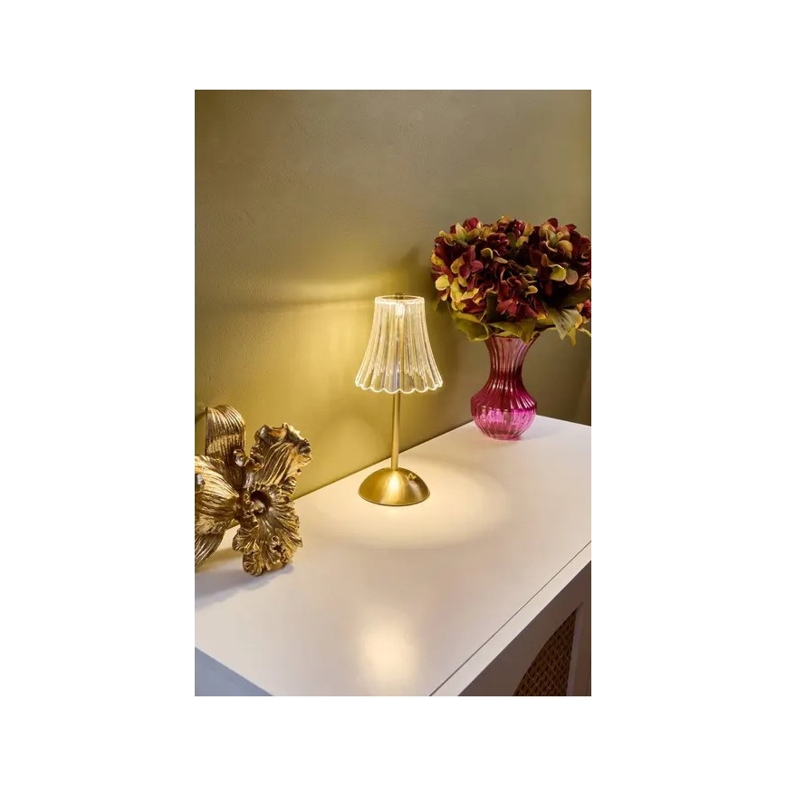 Atmosphera - LED prigušiva stolna lampa s dodirnim upravljanjem, punjiva ANETH LED/3,7V 1800 mAh