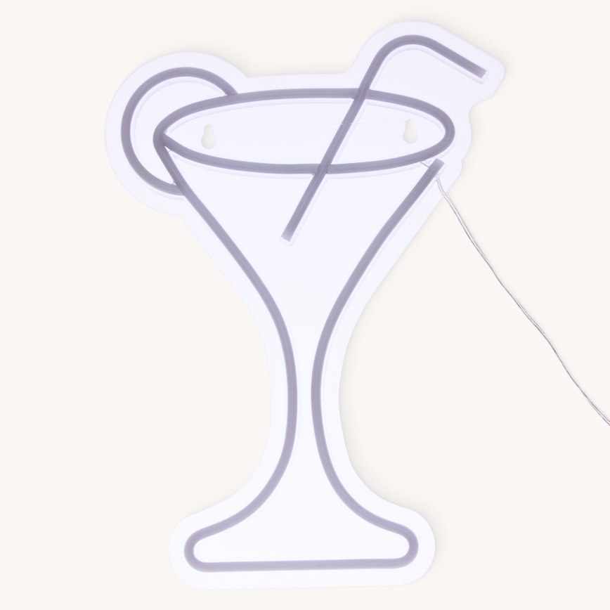 Atmosphera - LED neonska zidna dekoracija COCTAIL LED/5V
