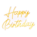 Atmosphera - LED neonska zidna dekoracija HAPPY BIRTHDAY LED/5V