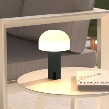 Atmosphera - LED Punjiva vanjska dodirna stolna lampa JANY LED/3,7V 22 cm 2200 mAh IP44 crna