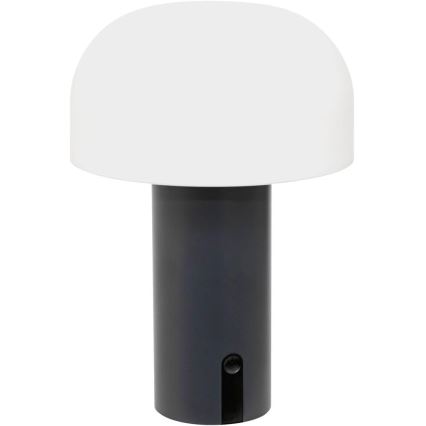 Atmosphera - LED Punjiva vanjska dodirna stolna lampa JANY LED/3,7V 22 cm 2200 mAh IP44 crna