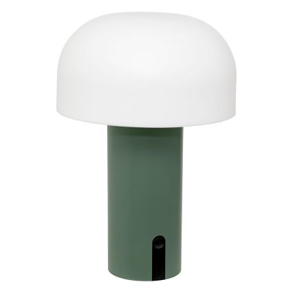 Atmosphera - LED Punjiva vanjska dodirna stolna lampa JANY LED/3,7V 22 cm 2200 mAh IP44 zelena